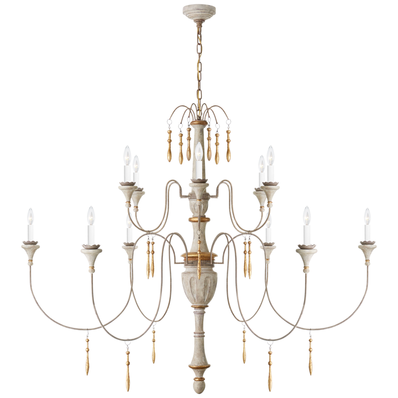 media image for Fortuna Large Chandelier by Julie Neill 278