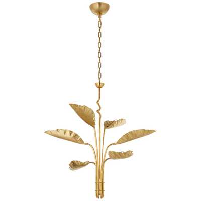 product image for Dumaine Medium Pierced Leaf Chandelier by Julie Neill 48