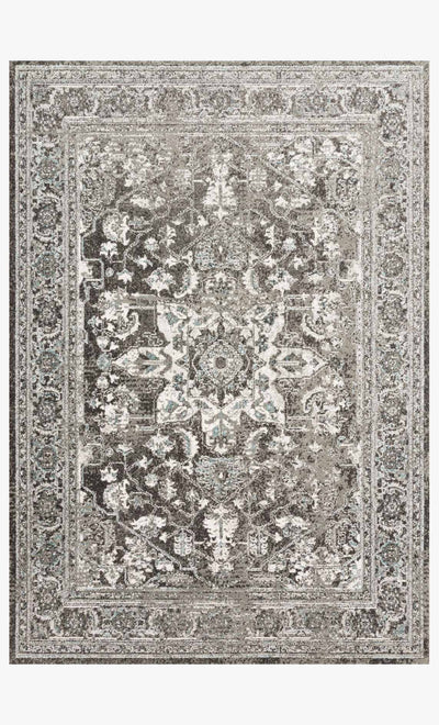product image for Joaquin Rug in Charcoal & Ivory by Loloi 36
