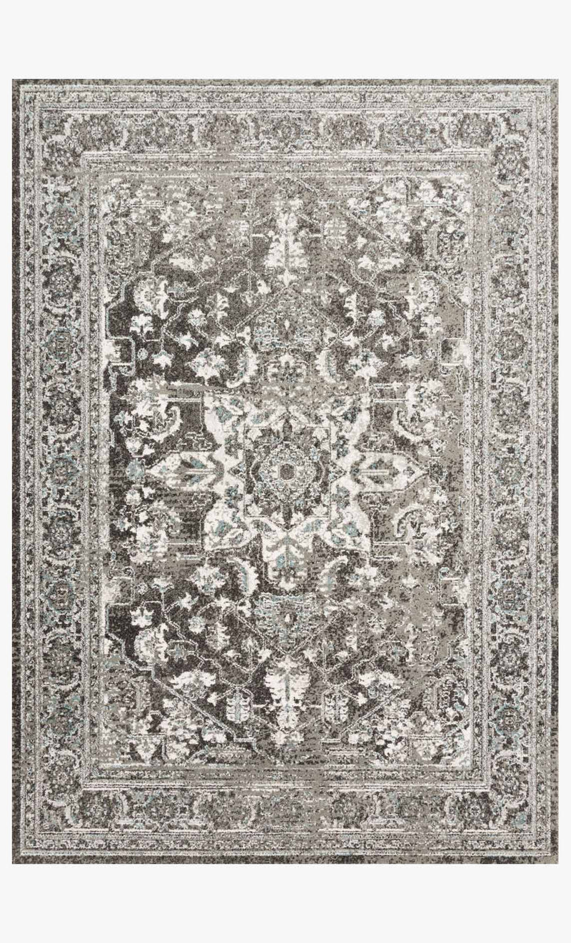 media image for Joaquin Rug in Charcoal & Ivory by Loloi 253