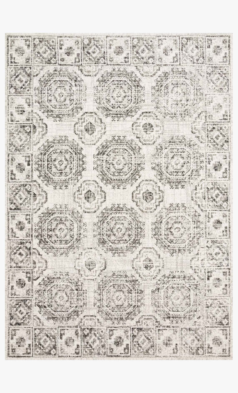 media image for Joaquin Rug in Ivory & Charcoal by Loloi 24