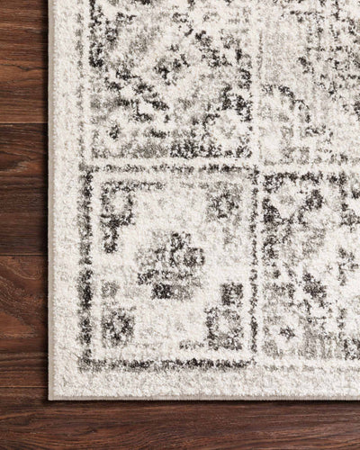 product image for Joaquin Rug in Ivory & Charcoal by Loloi 65