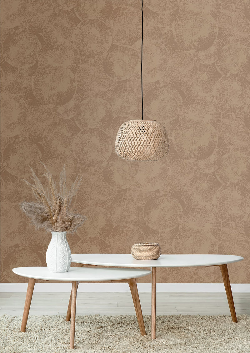 media image for Eren Warm Clay Wallpaper from the Japandi Collection by Seabrook Wallcoverings 281