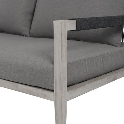 product image for Sherwood Outdoor 3 Seater Sofa In Weathered Grey 74