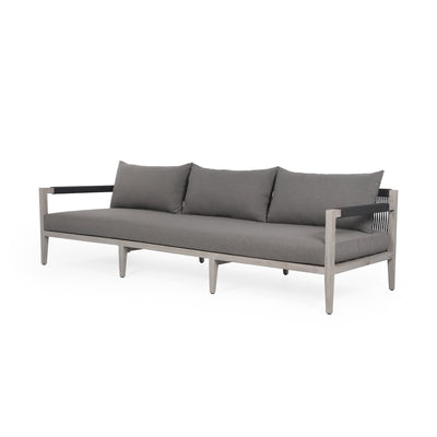 product image for Sherwood Outdoor 3 Seater Sofa In Weathered Grey 5