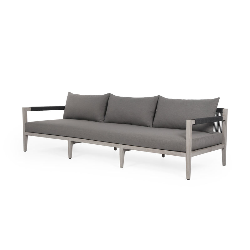 media image for Sherwood Outdoor 3 Seater Sofa In Weathered Grey 238
