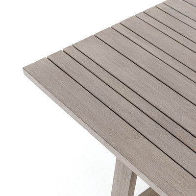 product image for atherton outdoor dining table in weathered grey 14 5