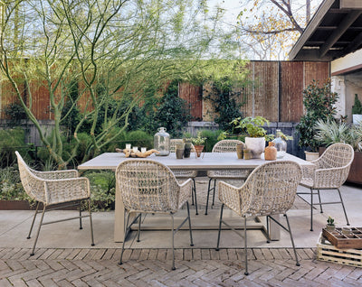 product image for atherton outdoor dining table in weathered grey 19 35