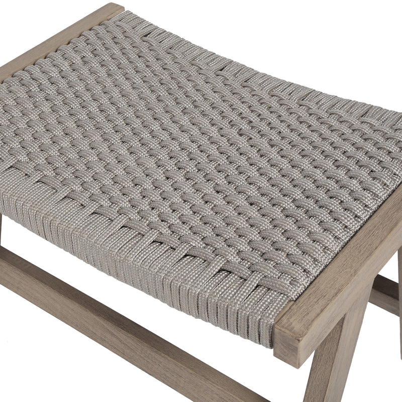 media image for Delano Outdoor Ottoman in Washed Brown by BD Studio 235