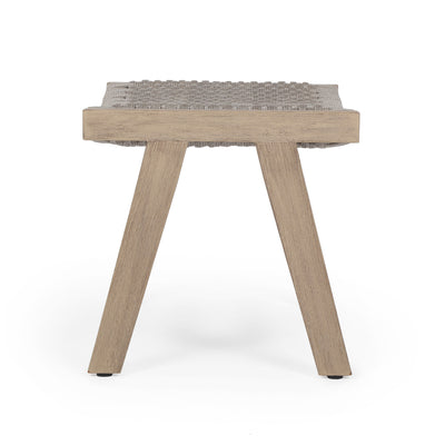 product image for Delano Outdoor Ottoman in Washed Brown by BD Studio 90