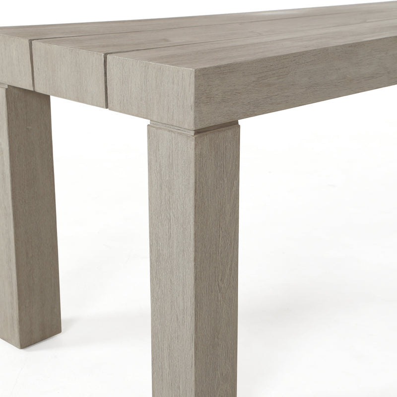 media image for Sonora Outdoor Dining Bench In Grey 23
