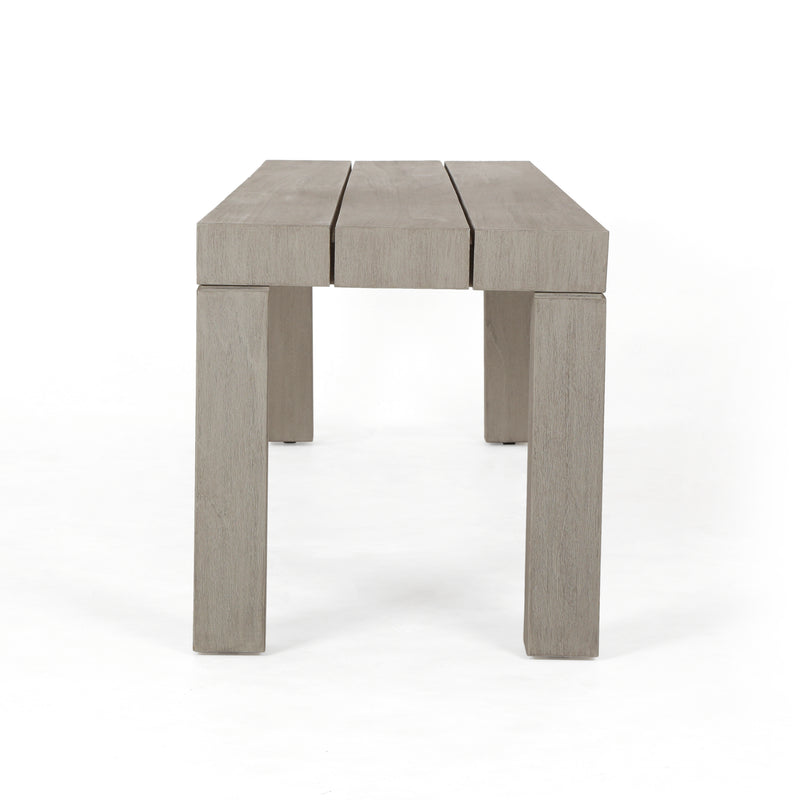 media image for Sonora Outdoor Dining Bench In Grey 273