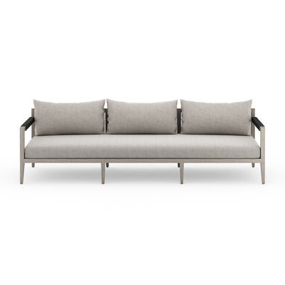 product image for Sherwood Outdoor 3 Seater Sofa In Weathered Grey 94