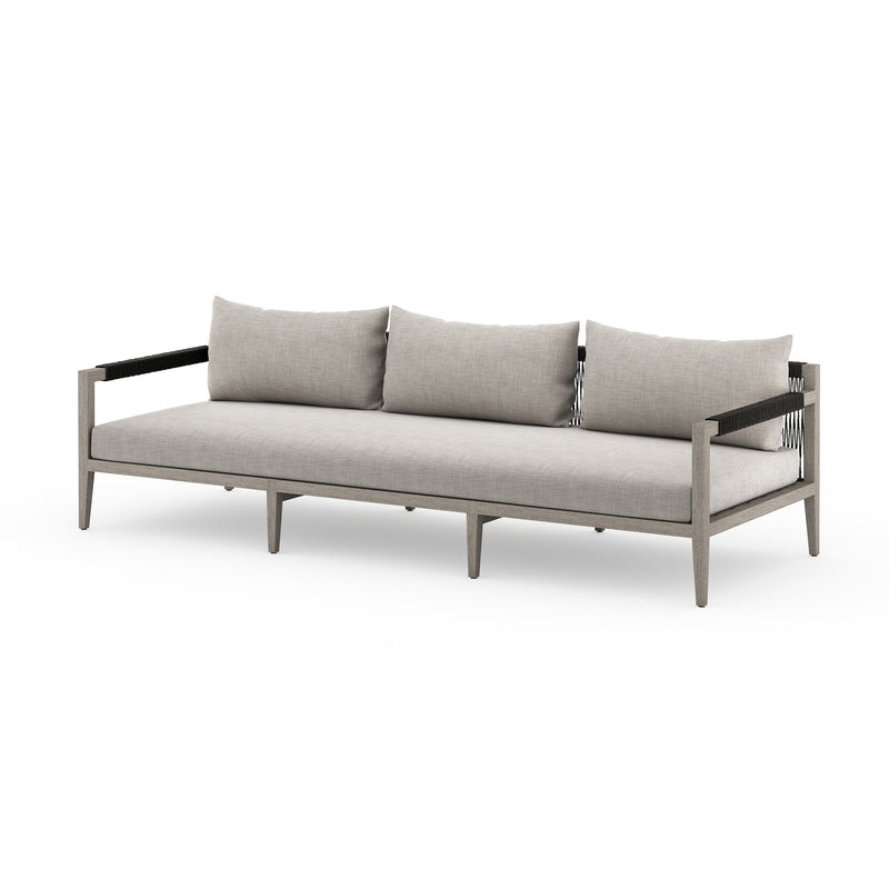 media image for Sherwood Outdoor 3 Seater Sofa In Weathered Grey 20