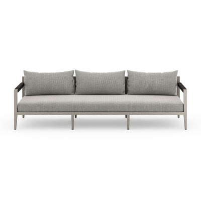 product image for Sherwood Outdoor 3 Seater Sofa In Weathered Grey 55