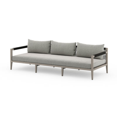 product image for Sherwood Outdoor 3 Seater Sofa In Weathered Grey 68