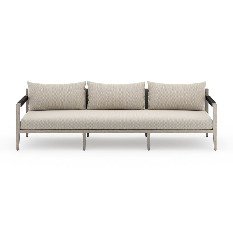 media image for Sherwood Outdoor 3 Seater Sofa In Weathered Grey 286
