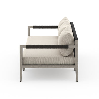 product image for Sherwood Outdoor 3 Seater Sofa In Weathered Grey 26