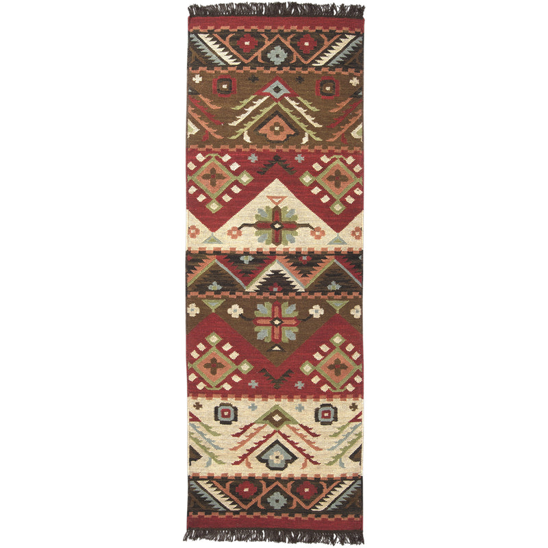 media image for jewel tone burgundy beige black rug design by surya 3 258
