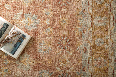 product image for Julian Rug in Terracotta & Gold by Loloi 46