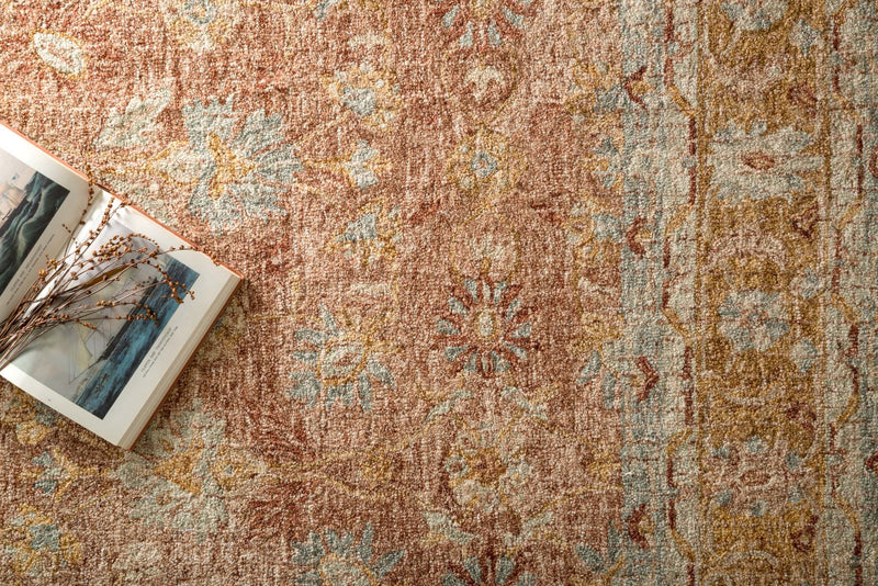 media image for Julian Rug in Terracotta & Gold by Loloi 229