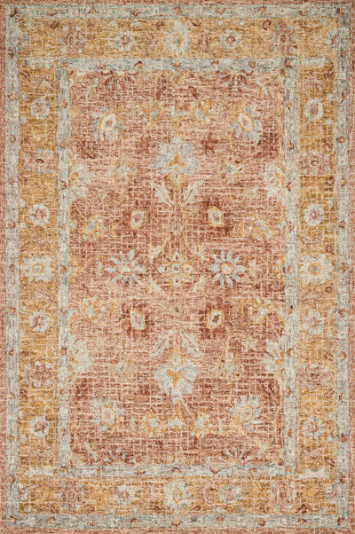 product image for Julian Rug in Terracotta & Gold by Loloi 55