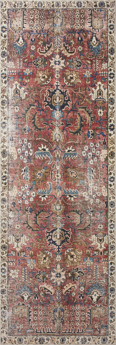 product image for Jules Merlot & Multi Color Rug 16