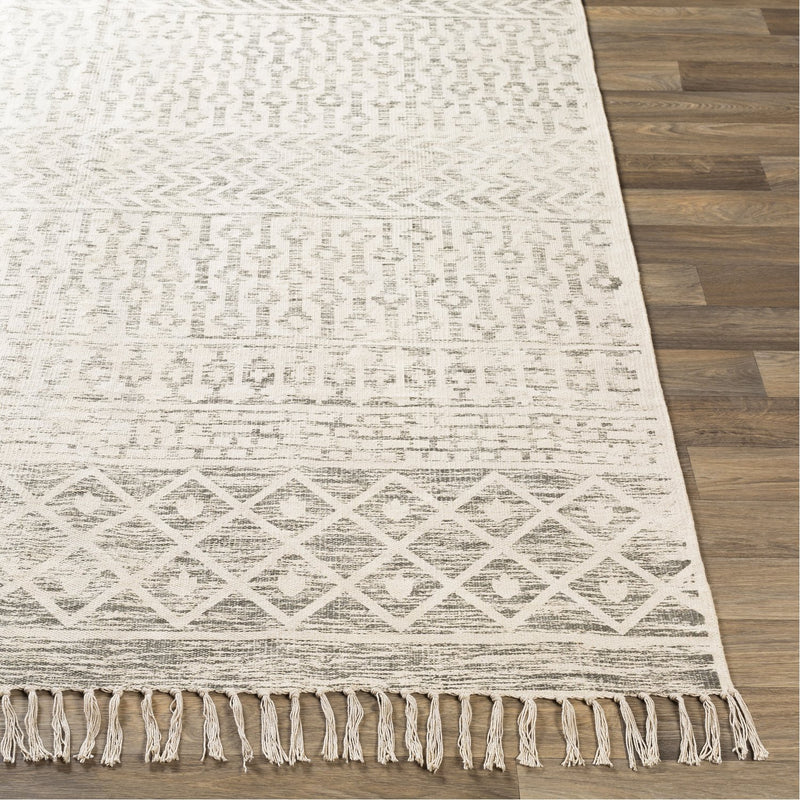 media image for July JUY-2302 Hand Woven Rug in Charcoal & Beige by Surya 236