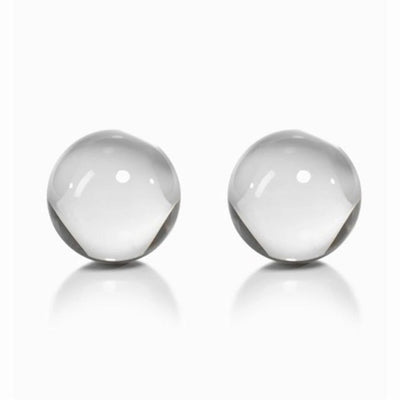 product image of Jacy Medium Crystal Glass Ball, Set of 2 543