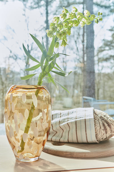 product image for jali medium vase in amber 4 57