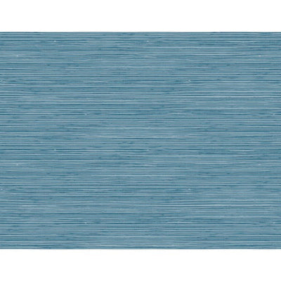 product image of Jamaica Faux Grass Wallpaper in Blue from the Tortuga Collection by Seabrook Wallcoverings 575