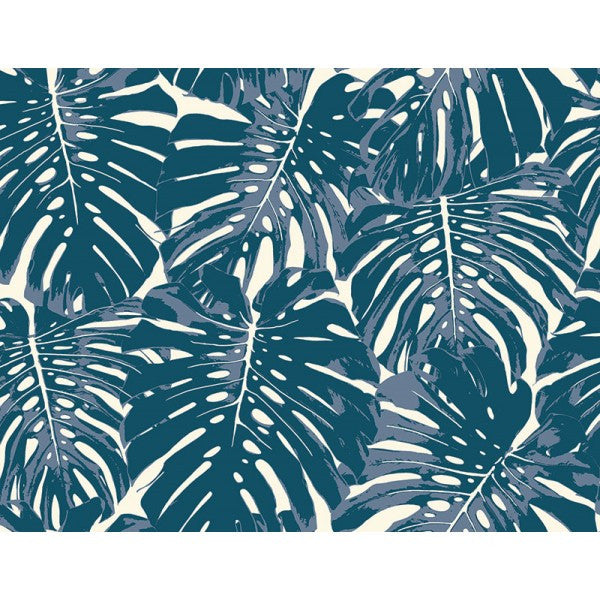 Shop Jamaica Wallpaper in Blue from the Tortuga Collection Burke Decor