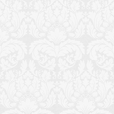 product image of Jan White Damask Paintable Wallpaper by Brewster Home Fashions 591