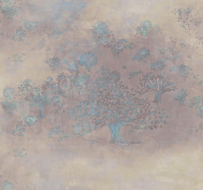 product image of sample japanese tree wallpaper in purple blue and bronze from the transition collection by mayflower 1 524