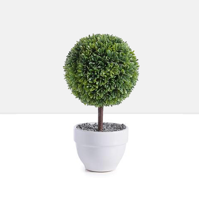 media image for jardin 10 potted faux topiary in boxwood ball design by torre tagus 1 231