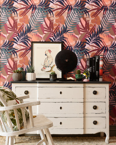 product image for Jardin Del Sol Wallpaper in Red and Orange from the Wallpaper Compendium Collection by Mind the Gap 73