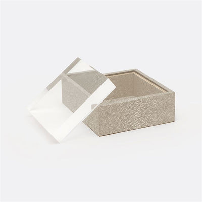 product image of Jasen Square Shagreen Box, Set of 2 563
