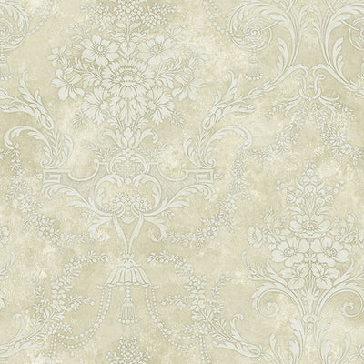 product image for Jeffreys Floral Wallpaper in Off-White and Beiges by Carl Robinson for Seabrook Wallcoverings 38