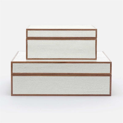 product image for Jeston Burnt Wood Boxes, Set of 2 71
