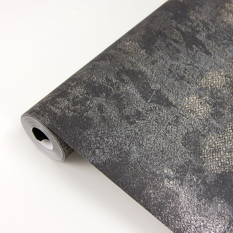 media image for Jet Texture Wallpaper in Charcoal from the Polished Collection by Brewster Home Fashions 215