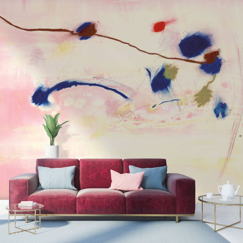media image for Joy Self-Adhesive Wall Mural in Sunrise by Zoe Bios Creative for Tempaper 259