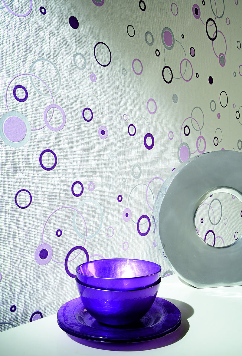 media image for Joyful Circles Wallpaper design by BD Wall 211