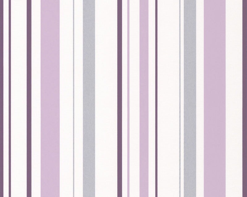 media image for sample joyful stripes wallpaper in purple design by bd wall 1 287