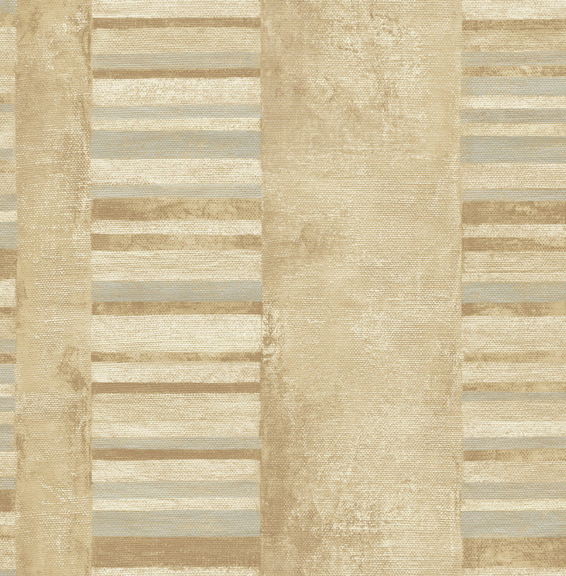media image for sample judson wallpaper in grey and tan from the metalworks collection by seabrook wallcoverings 1 238