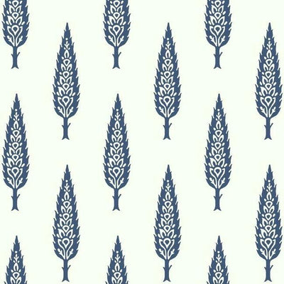 product image for Juniper Tree Wallpaper in Navy from the Silhouettes Collection by York Wallcoverings 92