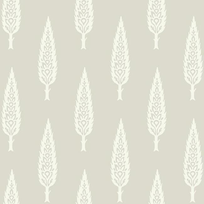 media image for Juniper Tree Wallpaper in Taupe from the Silhouettes Collection by York Wallcoverings 222