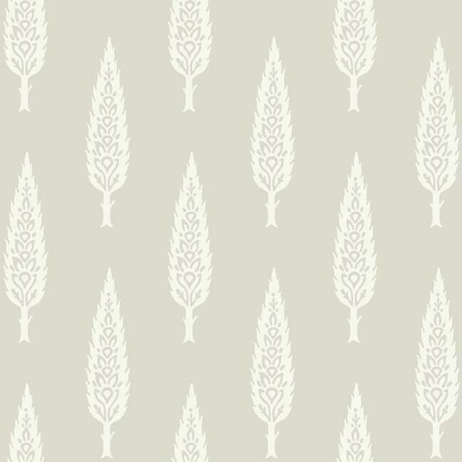 media image for Juniper Tree Wallpaper in Taupe from the Silhouettes Collection by York Wallcoverings 279