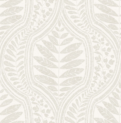 product image of Juno Ogee Wallpaper in Beige from the Scott Living Collection by Brewster Home Fashions 579