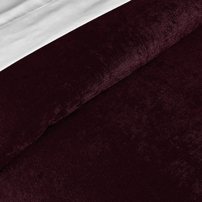 product image for Juno Velvet Bordeaux Bedding 1 4