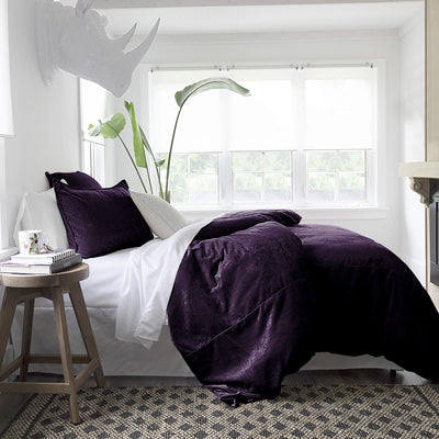product image for Juno Velvet Eggplant Bedding 6 0